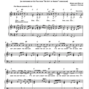 It's About The Cross - Sheet Music